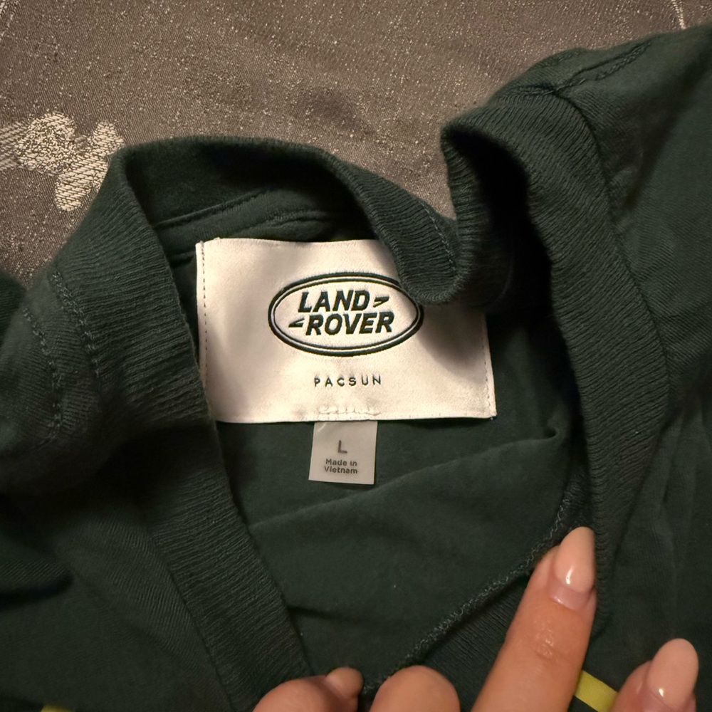 PacSun X Land Rover Green T-Shirt Size Large - Picture 3 of 3